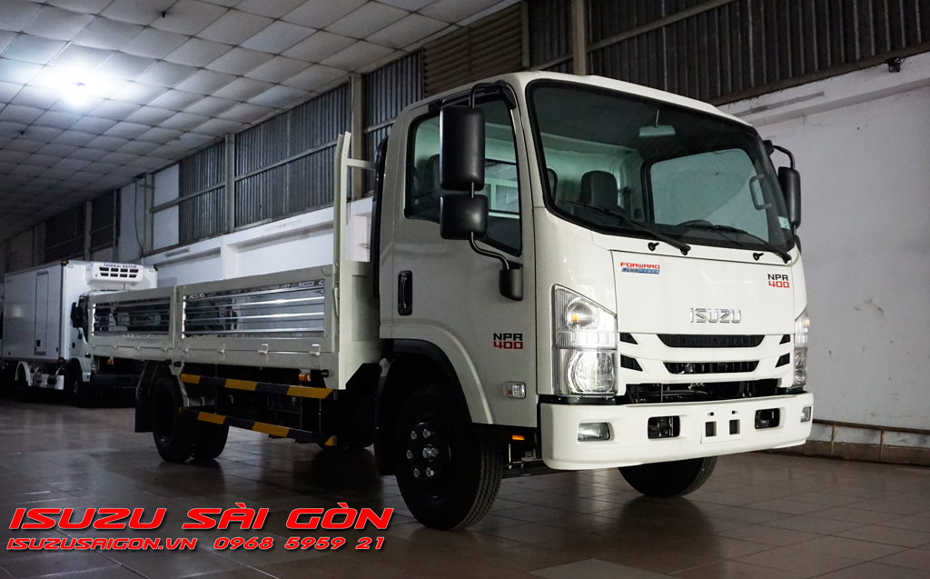 Xe Tải Isuzu 3T5 Thùng Lửng | Xe Isuzu 3.5 Tấn NPR400 Thùng Lửng